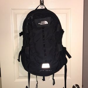 NorthFace Black Hot Shot Backpack